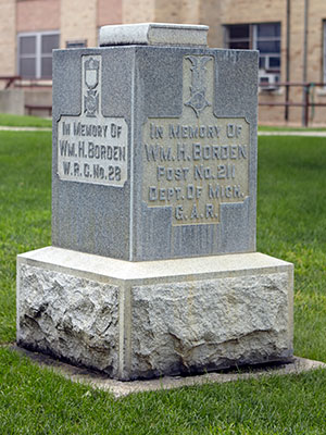 GAR Post monument. Photo ©2014 Look Around You Ventures, LLC.